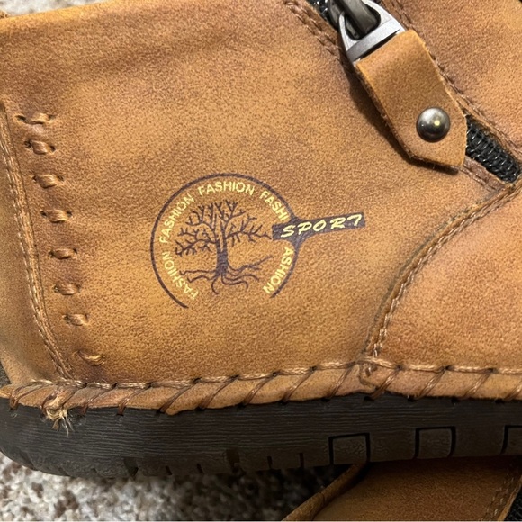 Kaegreel Vintage Hand Stitch Leather Casual Boots main image 4